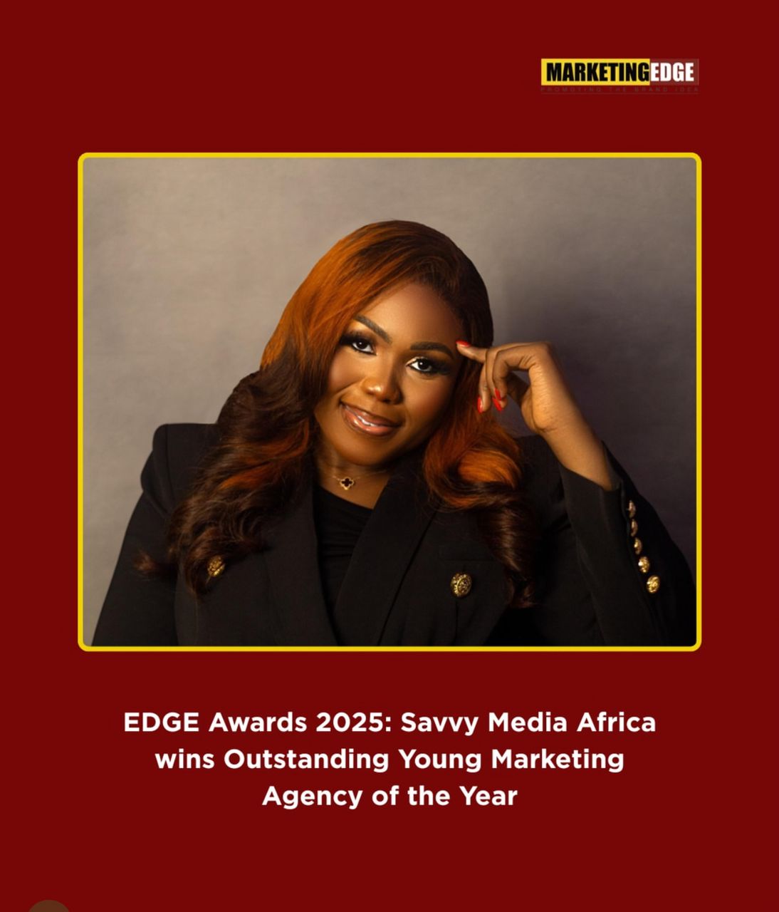 Savvy Media Africa at the EDGE Awards 2025